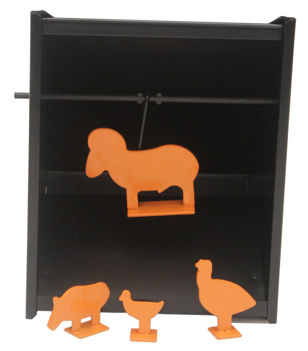 Beeman 2085 Pellet Trap  Steel Orange Target Airgun Metal Silhouette/Paper Targets — view 1