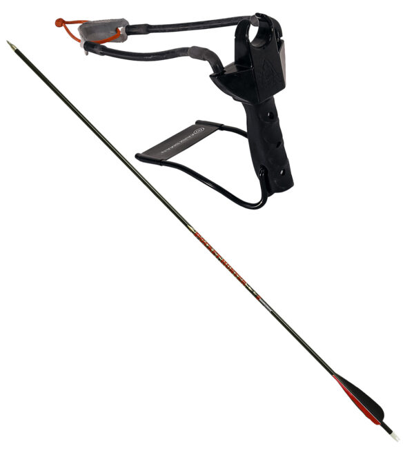 Marksman 3075 Marksman 3075 Pocket Hunter Slingshot Black Steel Frame Black Molded Handle — view 1