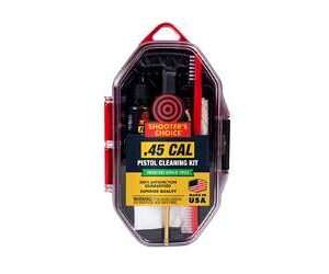 SHOOTERS CHOICE 45 AUTO PISTOL GUN ROD CLEANING KIT ( 6 PER CASE )