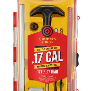 SHOOTERS CHOICE 17 CAL RIFLE GUN ROD CLEANING KIT ( 6 PER CASE )