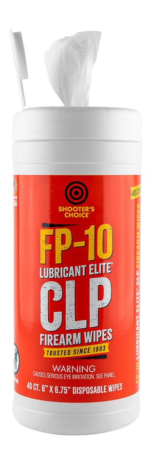 SHOOTERS SHF-40C-FP10 FP-10 LUBRICANT ELITE WIPES — view 1