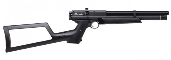 Benjamin BP2220 Marauder Pistol Kit PCP 22 Pellet 8rd Black Shrouded Barrel, Black Synthetic Stock — view 1