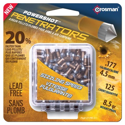 CROSMAN PELLETS GOLD FLIGHT - PENETRATOR 177 8.5GR 125CT — view 1