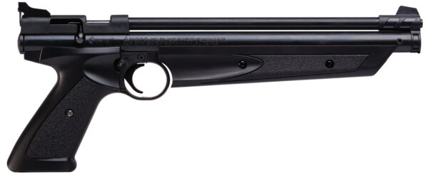 Crosman P1377 American Classic Pump Pistol 177 1rd Rifled Steel Barrel, Fixed Front/Adjustable Rear Sights, Black Polymer Grips, Crossbolt Safety — view 1