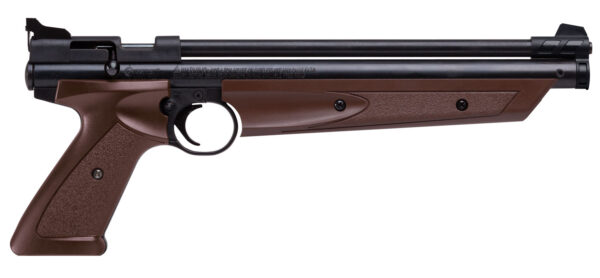 Crosman P1377BR American Classic Pump Pistol Pump 177 1rd Brown Polymer Grips — view 1
