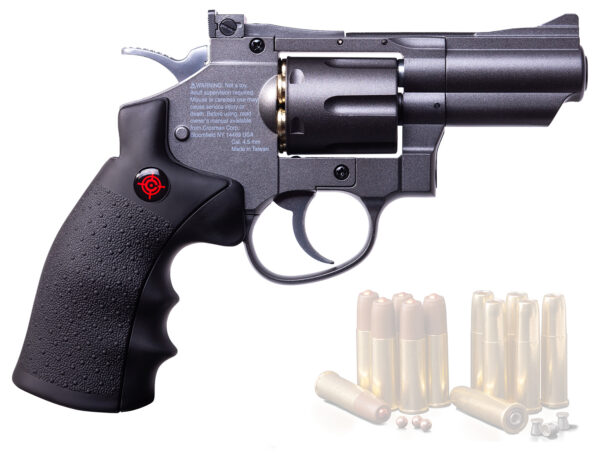 Crosman SNR357 SNR357 Air Pistol CO2 177 6rd BB Black Rubber Grips — view 1