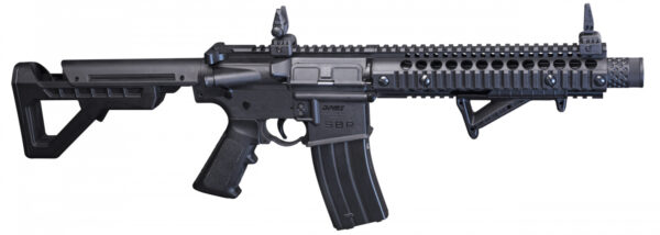 Crosman DSBR DPMS SBR Air Rifle CO2 177 25rd Shot Black Black Receiver Black 6 Position Stock — view 1