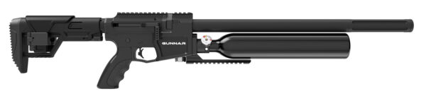 Crosman BPG25S Gunnar Air Rifle PCP 25 Black Black Receiver Black Adjustable Stock — view 1