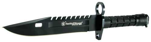 S&W BAYONET SPECIAL OPS M-9 - 7.8" FIXED BLADE BLACK — view 1