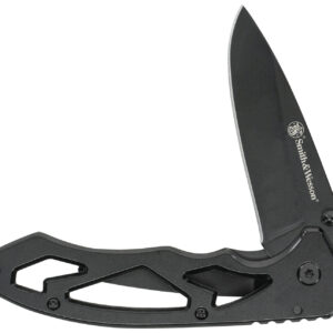 Uncle Henry CK400LCP Skeletonized  Large 3" Folding Drop Point Plain Stainless Steel Blade 4.40" Handle Includes Pocket Clip