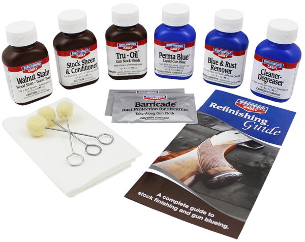 Birchwood Casey 20001 Deluxe Perma Blue & Tru-Oil Gun Stock Finishing Kit — view 1