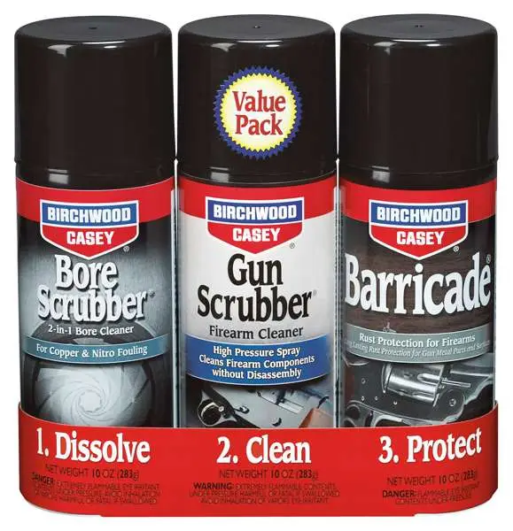 B/C GUN SCRUBBER/BORE SCRUBBER/BARRICADE GBS 123 KIT 3/PK AEROSOL ( 2 PER CASE ) — view 1