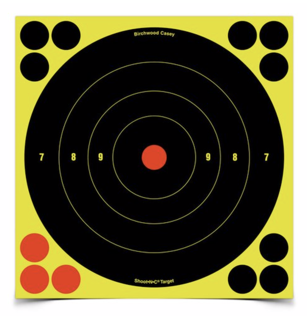 BC SNC 8" BULL'S-EYE TARGET - 6PK — view 1