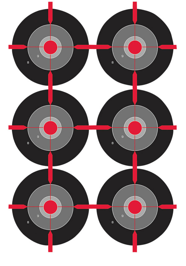 Birchwood Casey 35703 Dirty Bird  Bullseye Tagboard Target 12" x 18" 100 Per Pkg — view 1