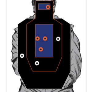 BC DB 12"X18" BAD GUY IPSC SIL. 8PK