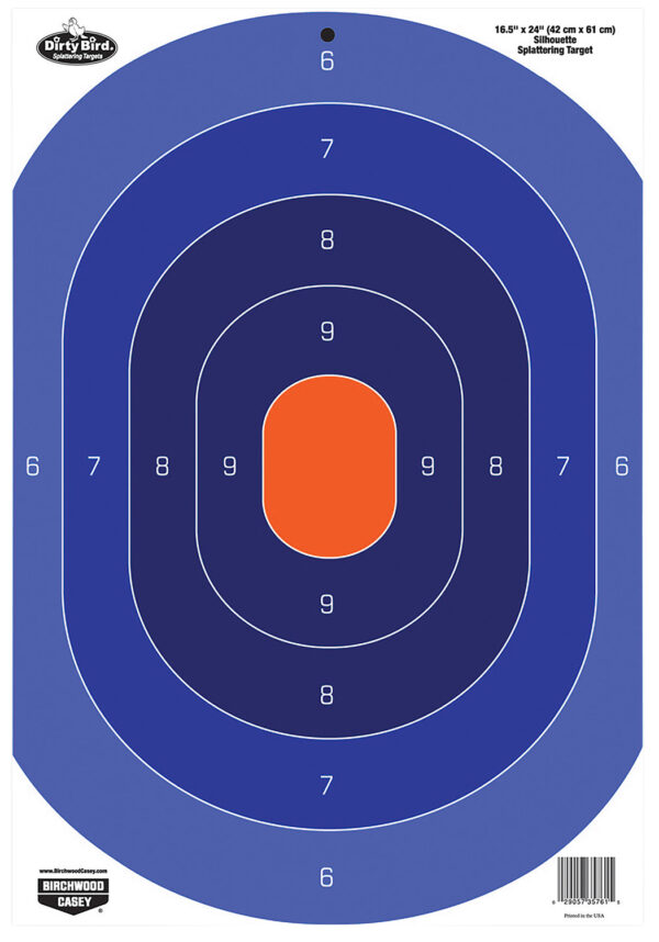 Birchwood Casey 35763 Dirty Bird  Silhouette Tagboard Target 16.50" x 24" 3 Per Pkg — view 1
