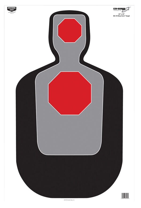 Birchwood Casey 37043 EZE-Scorer BC-19 Silhouette Paper Target 23" x 35" 100 Per Pkg — view 1