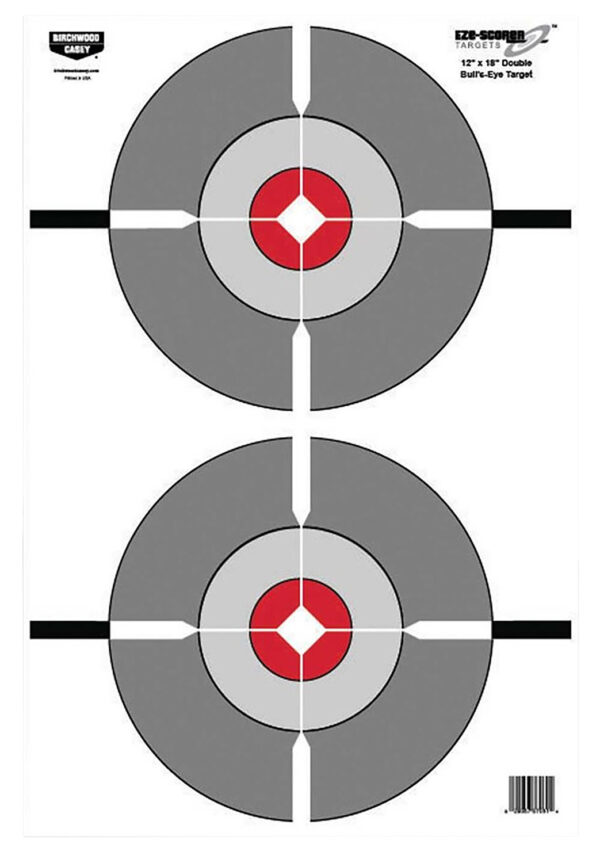 Birchwood Casey 37061 EZE-Scorer  Bullseye Paper Target 12" x 18" 100 Per Pack — view 1