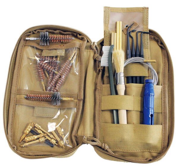 Birchwood Casey 41651 Range Cleaning Kit Handgun/Rifle 29 Pieces Tan — view 1