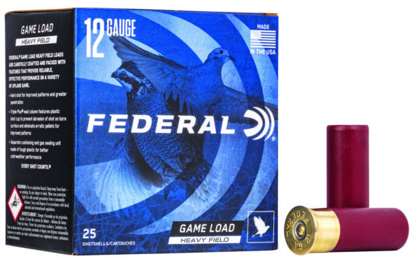 Federal H1234 Game-Shok Heavy Field 12Gauge 2.75" 1 1/8oz 4Shot 25 Per Box/10 Case — view 1