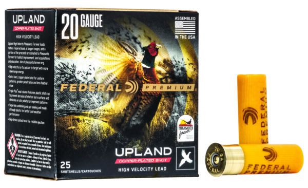 Federal PF2045 Premium Wing-Shok Pheasant Forever High Velocity 20Gauge 2.75" 1oz 5Shot 25 Per Box/10 Case — view 1
