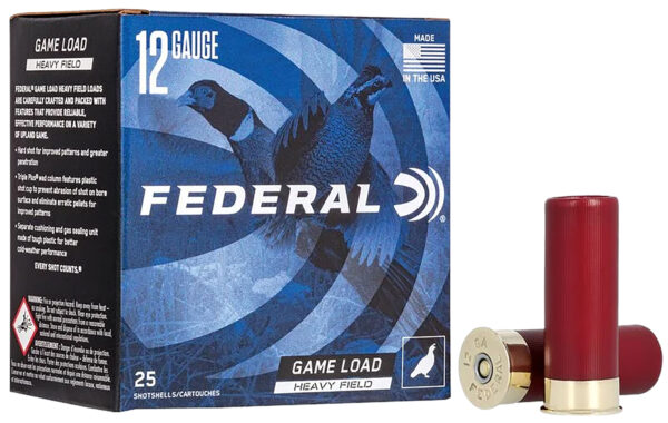 Federal H1254 Game-Shok Heavy Field 12Gauge 2.75" 1 1/4oz 4Shot 25 Per Box/10 Case — view 1