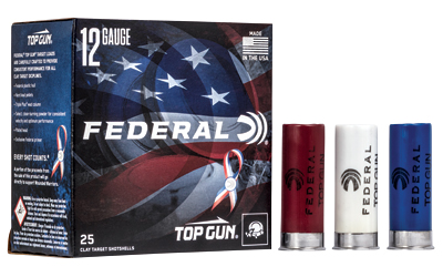 FED TOP GUN 12GA 2.75" #8 RWB 25/250 — view 1