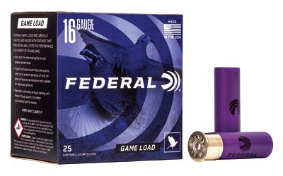 FED GAME LOAD 16GA 2 3/4" #8 25/250 — view 1