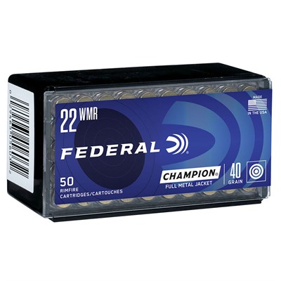 22 WMR 40GR FULL METAL JACKET 50/BOX — view 1