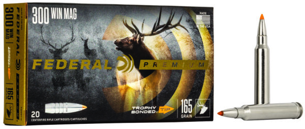 Federal P300WTT2 Premium  300Win Mag 165gr Trophy Bonded Tip 20 Per Box/10 Case — view 1