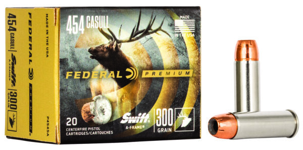 Federal P454SA Premium  454Casull 300gr Swift A Frame 20 Per Box/10 Case — view 1
