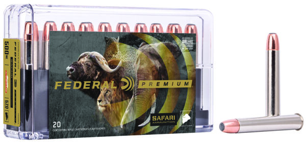 Federal P500NSA Premium Safari Cape-Shok 500NitroExpress 570gr Swift A Frame 20 Per Box/10 Case — view 1