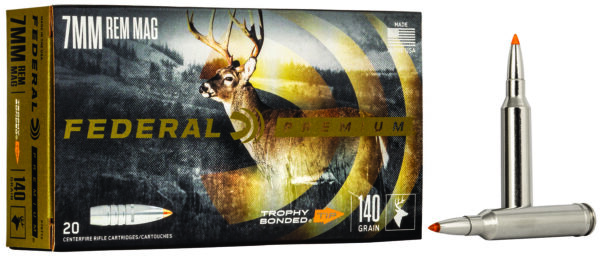 Federal P7RTT2 Premium  7mmRemMag 140gr Trophy Bonded Tip 20 Per Box/10 Case — view 1