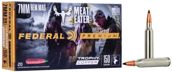 Federal P7RTC3 Premium  7mmRemMag 150gr Trophy Copper 20 Per Box/10 Case — view 1