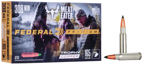 Federal P308TC2 Premium  308Win 165gr Trophy Copper 20 Per Box/10 Case — view 1