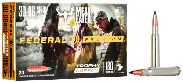 Federal P3006TC1 Premium  30-06Springfield 180gr Trophy Copper 20 Per Box/10 Case — view 1