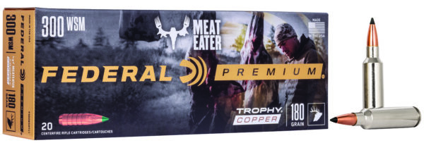 Federal P300WSMTC1 Premium  300WSM 180gr Trophy Copper 20 Per Box/10 Case — view 1
