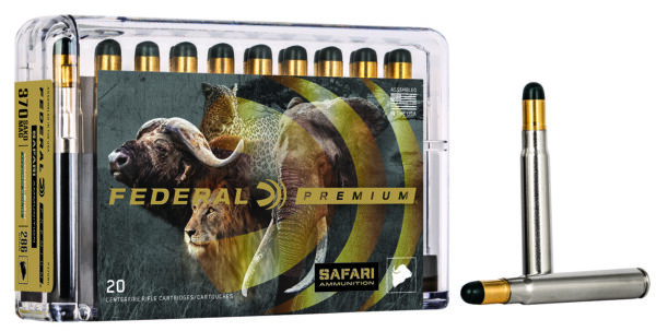 Federal P370WH Premium Safari Cape-Shok 370SakoMag 286gr Woodleigh Hydro Solid 20 Per Box/10 Case — view 1