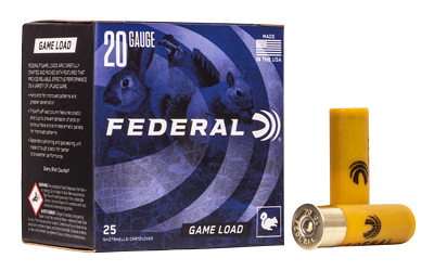 FED GAME LOAD 20GA 2 3/4" #6 25/250 — view 1