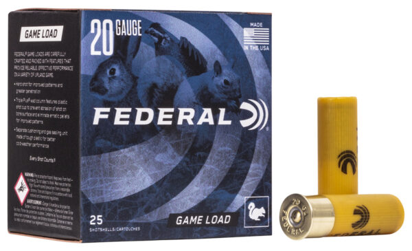 Federal H20075 Game-Shok Upland 20Gauge 2.75" 7/8oz 7.5Shot 25 Per Box/10 Case — view 1