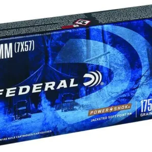 FEDERAL POWER SHOK AMO 7MM MAU 175GR HSSP 20RD (10 BOX CASE)