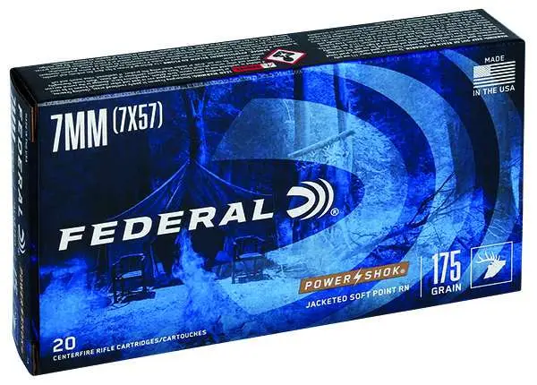 FEDERAL POWER SHOK AMO 7MM MAU 175GR HSSP 20RD (10 BOX CASE) — view 1