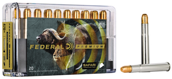 Federal P470T2 Premium Safari Cape-Shok 470NitroExpress 500gr Trophy Bonded Sledgehammer Solid 20 Per Box/10 Case — view 1