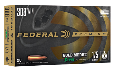 FED GOLD MDL 308WN 175GR BTHP 20/200 — view 1