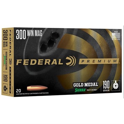 300 WINCHESTER MAGNUM 190GR MATCHKING HPBT 20/BOX — view 1
