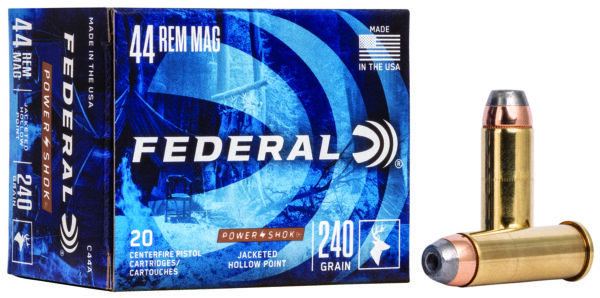Federal C44A Power-Shok Handgun 44RemMag 240gr Jacketed Hollow Point 20 Per Box/25 Case — view 1