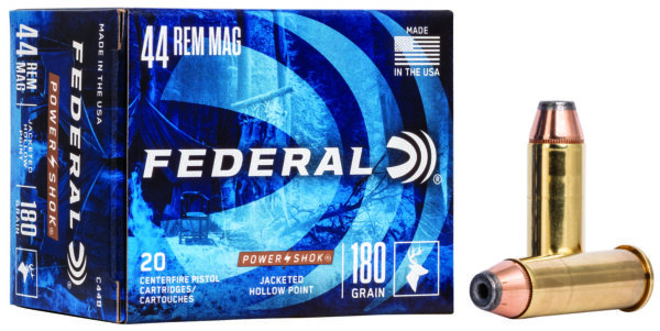 Federal C44B Power-Shok Handgun 44RemMag 180gr Jacketed Hollow Point 20 Per Box/25 Case — view 1