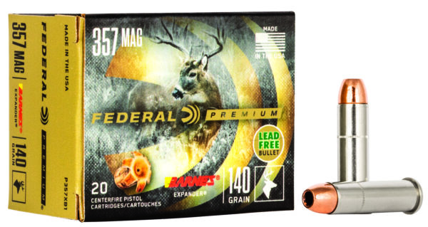 Federal P357XB1 Premium  357Mag 140gr Barnes Expander BRX 20 Per Box/10 Case — view 1