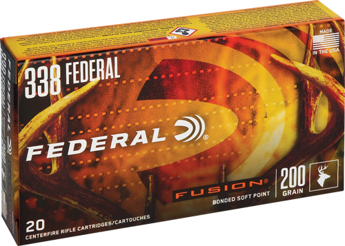 FEDERAL FUSION 338 FEDERAL - 200GR FUSION 20RD 10BX/CS — view 1