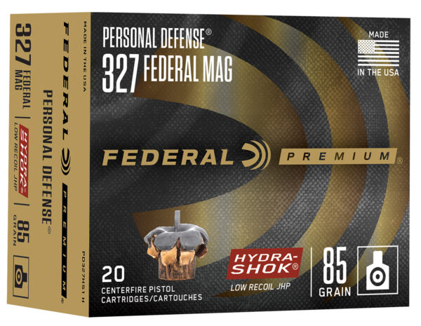 Federal PD327HS1H Hydra-Shok  327Federal Mag 85gr Jacketed Hollow Point 20 Per Box/10 Case — view 1